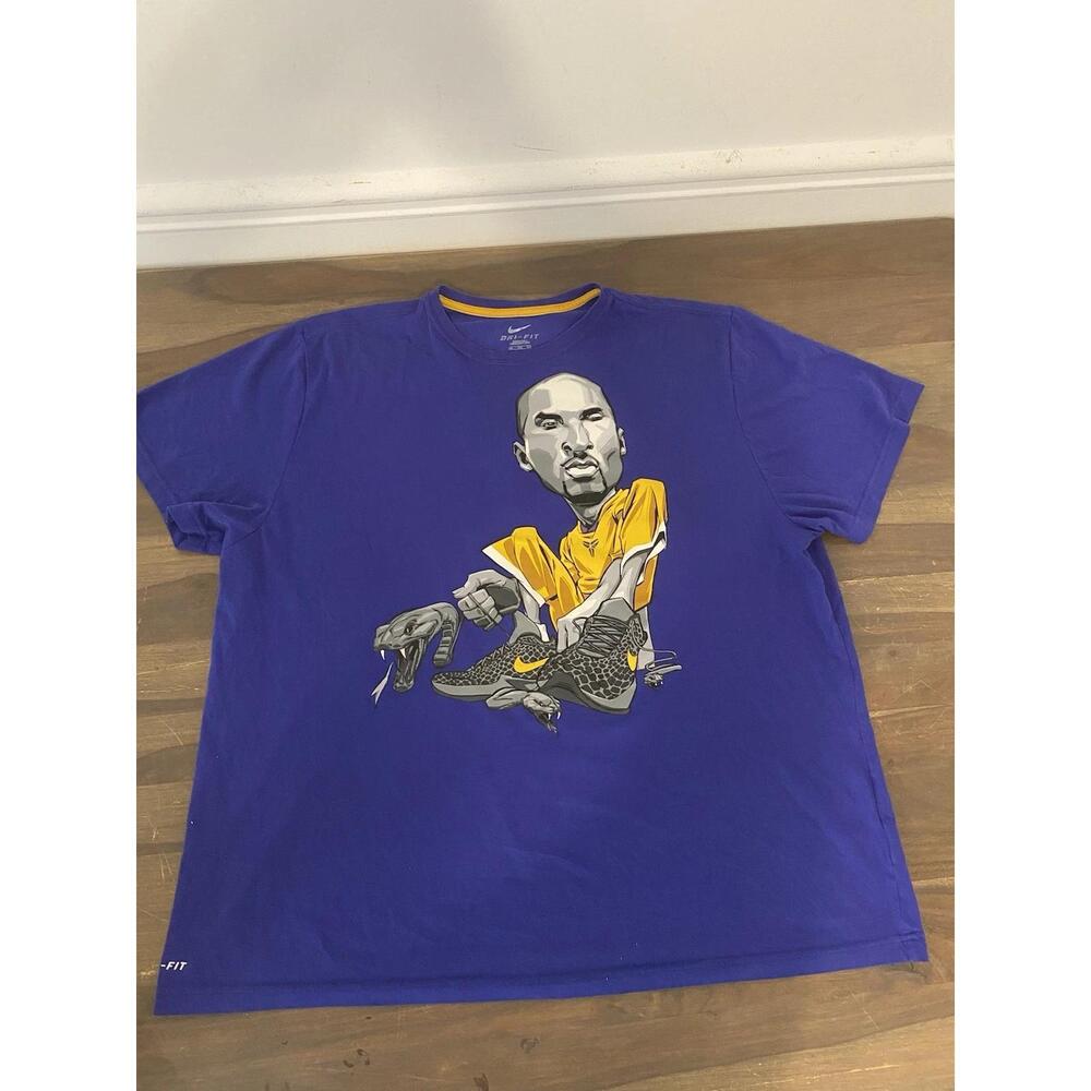 Dri-Fit Kobe Bryant VI Purple Mamba Lakers Tee Shirt